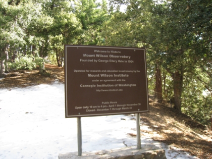 Just above the vista point is the Mt. Wilson Observatory complex on the summit. I had no idea all of this was up here. An unexpectedly interesting destination for the day's run.