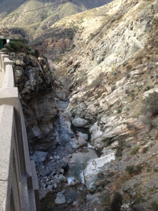 A look down the other side.