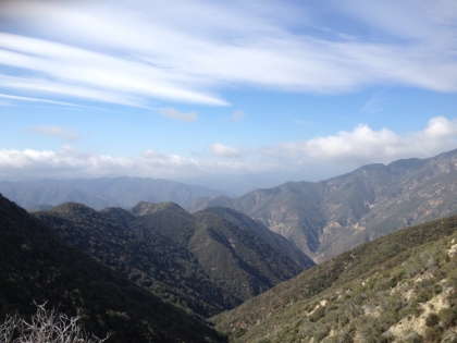 Back to Heaton Saddle where I left off last time. Over half the way to the summit mileage-wise, but less than a third the way based on elevation gain. Like Skyline on C2C, the trail from here on out is a "use" trail. Not on any map and not on my GPS. It's maintained only by its own use. Years ago the trail here was evidently very hard to find, but now it gets enough use that it's pretty easy to follow the whole way.