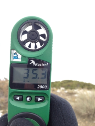 35.3 degrees on top...