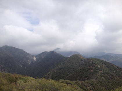 One last look back at the ridge, saddle, and all the ups and downs. There's just a few miles left now of steep, but much smoother downhill. I fly down the last couple of miles and finish with a round trip time of 5:34, not including time on top. I didn't come close to doing 2:1 time on the way down even though I was moving fast on the bottom half. The top half wasn't much faster going down than up. In the end, I agree that Iron Mountain is the 2nd hardest uphill in Southern CA (though the backside of Baldy is a close third). And I officially award Iron Mountain the #1 hardest downhill in Southern CA.