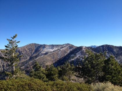 Looking towards Mt. Baden-Powell from Mt. Islip.
