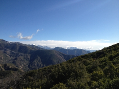Another view from the ridge with Mt. Baldy in the distance.