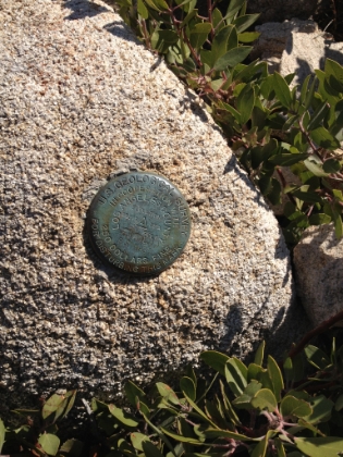 The official summit marker. 5111'.