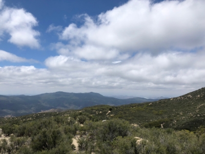 You can see Lake Hemet there in the distance.