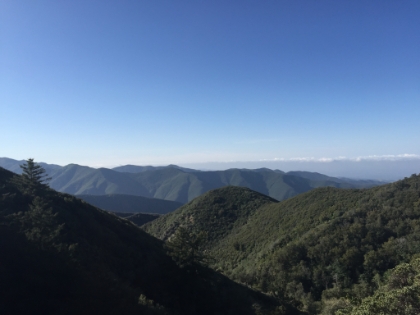 View from the top of lower Holy Jim.