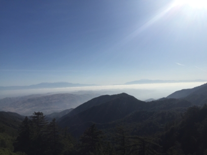Great views of San Gorgonio and San Jacinto.