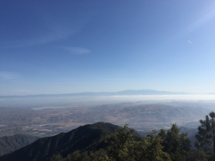 View of Lake Elisinore.