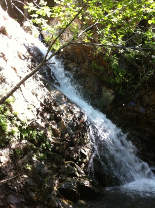 The waterfall actually sounded like a waterfall today.