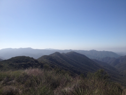 A look at Bluewater Ridge. You can see the trail following along the ridge. It was about here that I came across a group of backpackers (the only humans I saw past Four Corners). They were doing the exact same loop as me, except in reverse, and in 2 days instead of 5 hours. I ended-up arriving back at the trailhead just after they did.