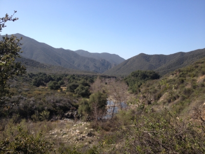 The trail climbs and dips along the bottom of the canyon for a while with some great scenery.