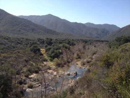 The whole bottom of this valley was probably flooded in the Spring of 2011.