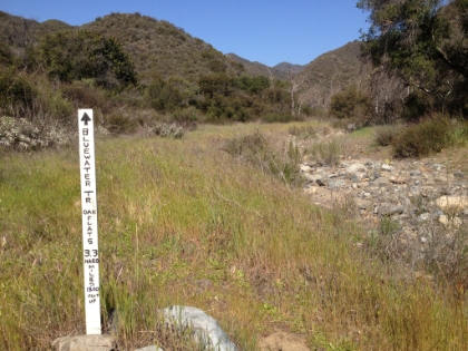 Another deceptive sign. Yes, it's 1800' up, but almost 2 miles of the 3.3 are flat!