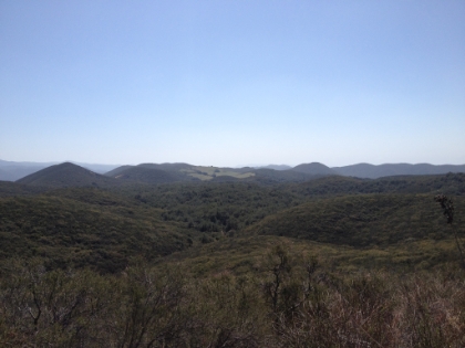 Coming back up the Verdugo trail. The trail here is rolling up and down, which is always tough at the end of the day. But I eventually made it back. 5:10 for the full loop including stops.
