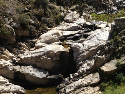 San Juan Falls about a quarter of the way counter-clockwise around the San Juan loop. It probably gets to be a decent size in a wet year.