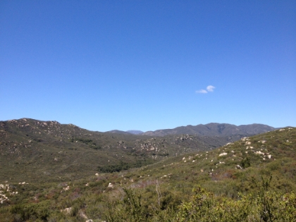 Almost up to the falls. You can see Santiago in the distance and I believe Los Pinos closer and to the right.