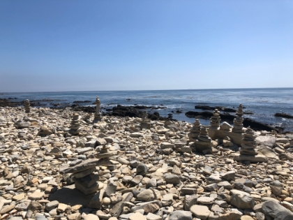 A very creative collection of cairns.