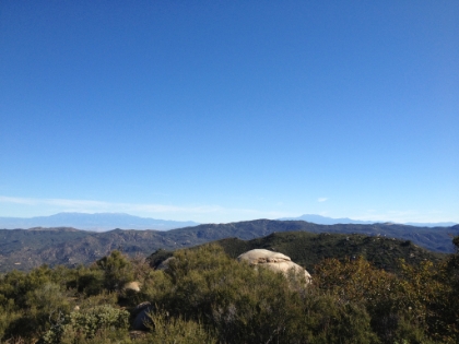 A great view of both San Gorgonio and San Jacinto.