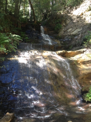 The cascades below Golden Falls.