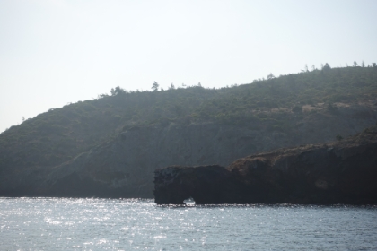 A nice sea bridge along the coast.