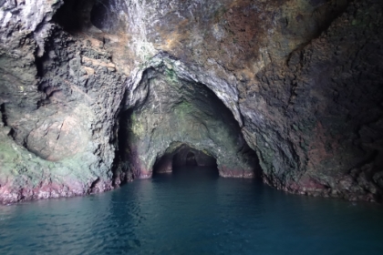 The chambers get smaller and smaller as we work our way in.