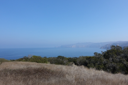 At the high point now along the trail. The trail is short, but deceptively difficult. A pleasant surprise.