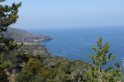 We come into view of Pelican Harbor and start our descent.