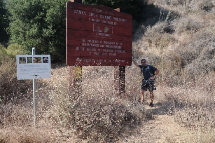 Then we head for a hike on Nature Conservancy land out to Pelican Harbor.