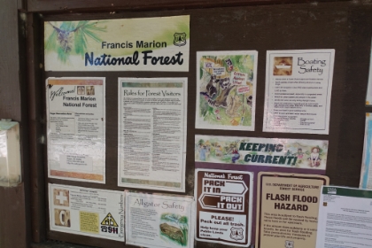 After Congaree, it was time to head towards Charleston. I was hoping to get in one more hike, so I headed to Francis Marion National Forest. But by the time I got there, the ranger station was closed, and I had no info on trails, and it was already getting dark. So I had to skip this one, maybe next time. Tomorrow was Dustin's graduation from Maritime Enforcement "A" school, the reason for this entire great trip!