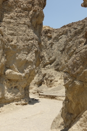 Next stop, Golden Canyon. There was actually once a paved road here leading up to Zabriskie Point. Now it's a wide trail, the most popular trail in the park.
