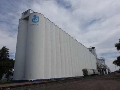 The flour mill where my Dad worked summers during college.