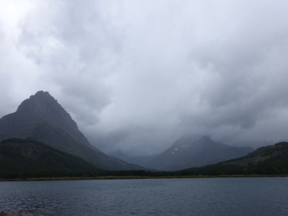 Unfortunately, the weather wasn't cooperating as the views were mostly cloudy.