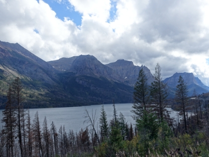 Starting up the famous Going to the Sun Highway.