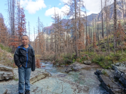Along the way, we stopped for a quick hike on the trail to Baring Falls.