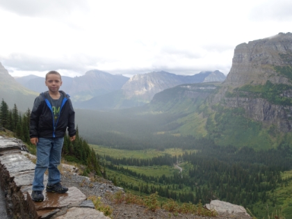 A look back down the valley.