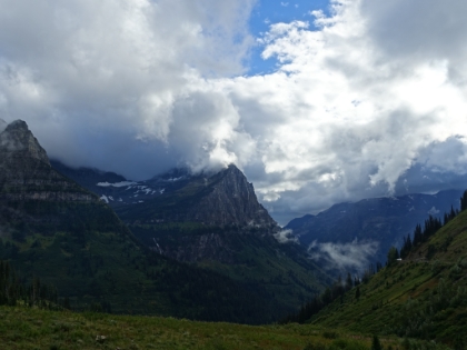 Heading down the Western side of Going to the Sun on our way to Columbia Falls where we'll be staying for the next four nights.