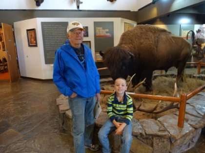 At the National Bison Range for the start of Day 4. This is where one of the last herds of bison are preserved after the population went from over 30 million to just over 100 in less than 20 years!!!