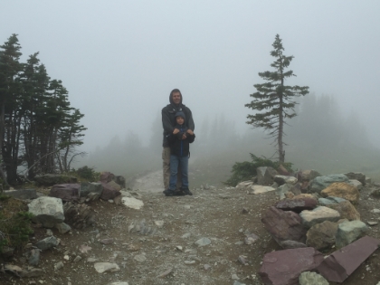 A really cold, but fun, hike.