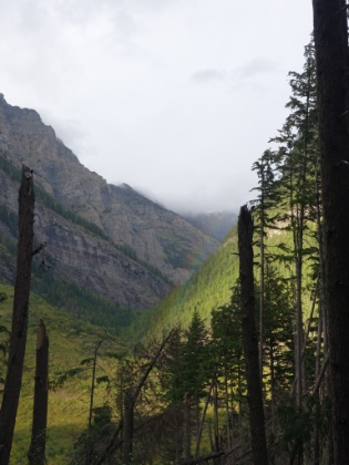 Rainbows on the way back.