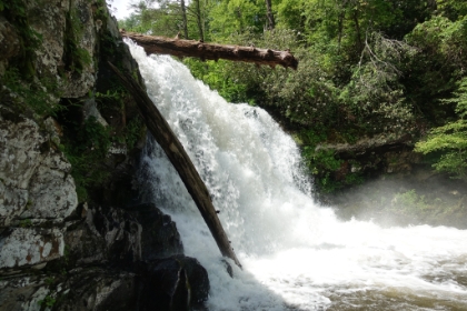 As close as I could safely get to the falls.