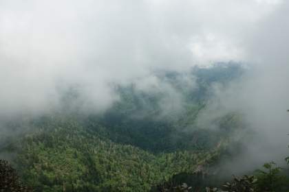 The clouds started to clear briefly, but never by much.