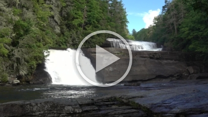 Video of the upper tiers of Triple Falls.