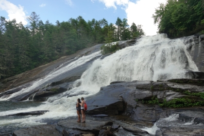 It's been a while since I've had a chance to stand next to a powerful waterfall. Roaring with heavy mist.