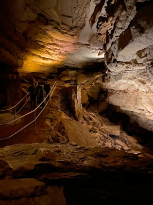 One of the large passageways along the way.