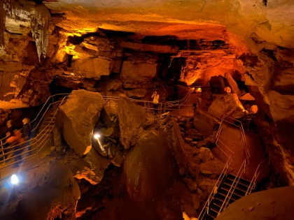 The large room in front of Frozen Niagara.