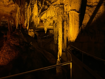 Some more formations as we make our way out of the cave and back up to the surface. Though not as "mammoth" as the Historic Tour, I found Domes and Dripstones to be more interesting.