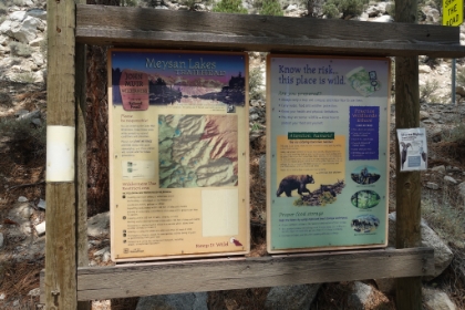 When I woke-up in the morning, I wasn't sure I would be up for a hike today. But after a relaxing breakfast, I was feeling ready by late morning, and decided to do the Meysan Lake trail. I'm glad I did.