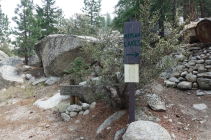 The first half mile of the trail wanders through a campsite, across some roads, and can be hard to find. But once you're on the main trail, it's smooth sailing from there.