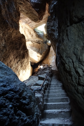 It reminds me of the line for the Indiana Jones ride at Disneyland except with real rocks.