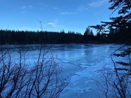 Almost all the way around. Unfortunately, it was time now to start heading back to town.